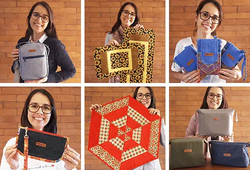 Peças da Escola de Patch Criativo