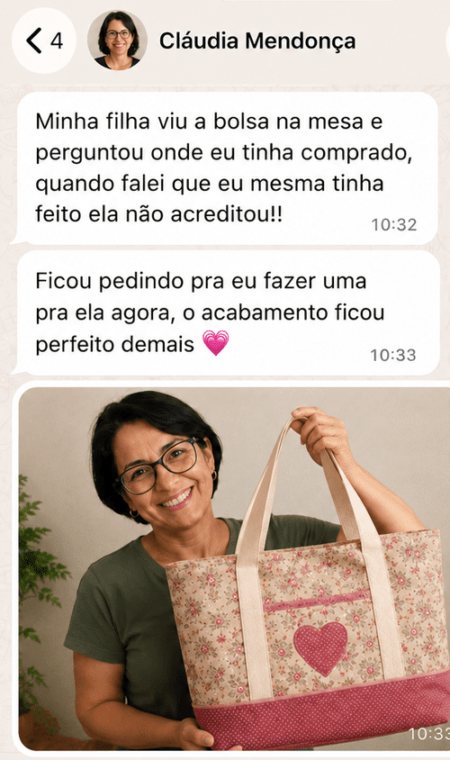 Depoimento: acabamento profissional