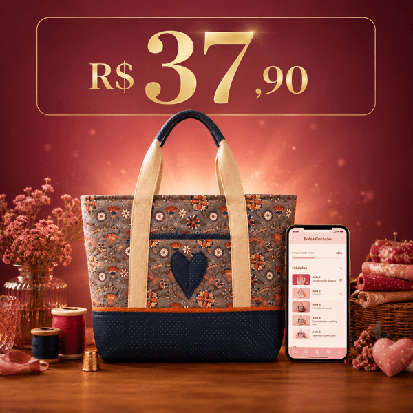 Curso Bolsa Coração, mockup final